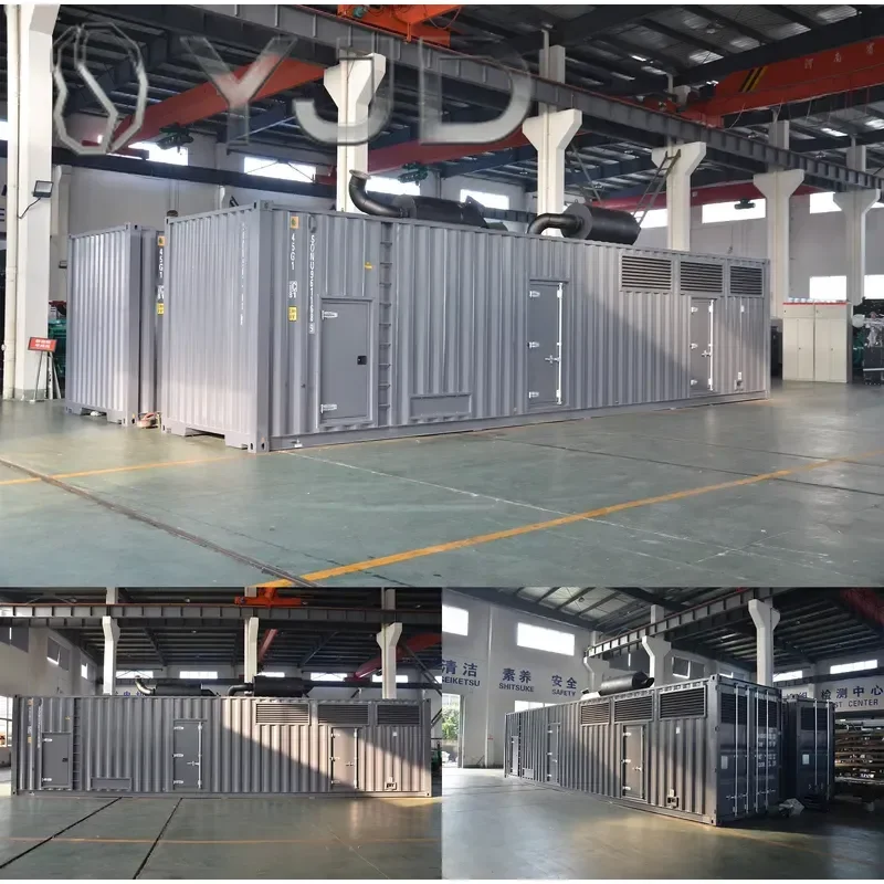 YJD Container EPA for Engine AC 1/3 Phase Silent Super Silent Diesel 2250kva 1800kw Auto Start ATS Backup Power Supply Generator