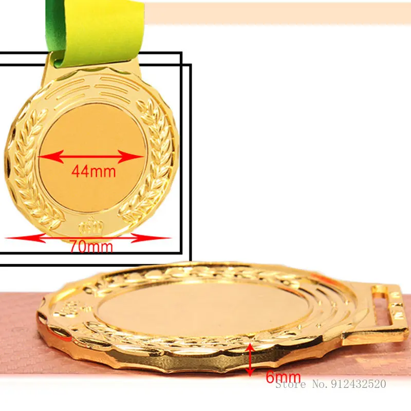 Customized Badminton Marathon Trophy, Wheat Ear, Gold, Silver, Bronze, Student, Sports, Competition, Souvenirs, 10Pcs