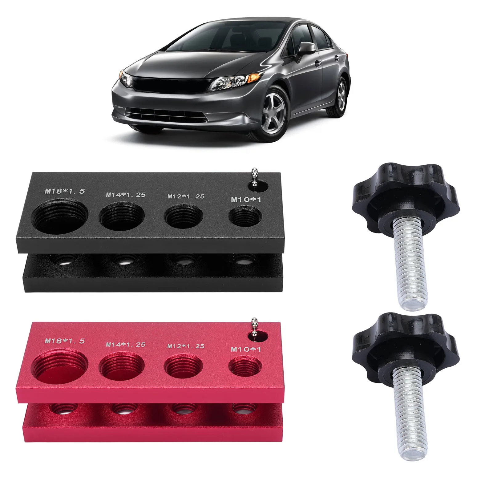 

Spark Plug Gapping Adjustment Tool Spark Plug Gap Tool Aluminum Easy to Use Accurate for Most 10mm 12mm 14mm 16mm Spark Plugs