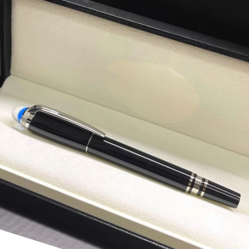 stainless-steel-star-luxury-fountain-pen-m-07mm-nib-blue-m-b-office-precious-ball-pen-high-end-business-ballpoint-pen-gift