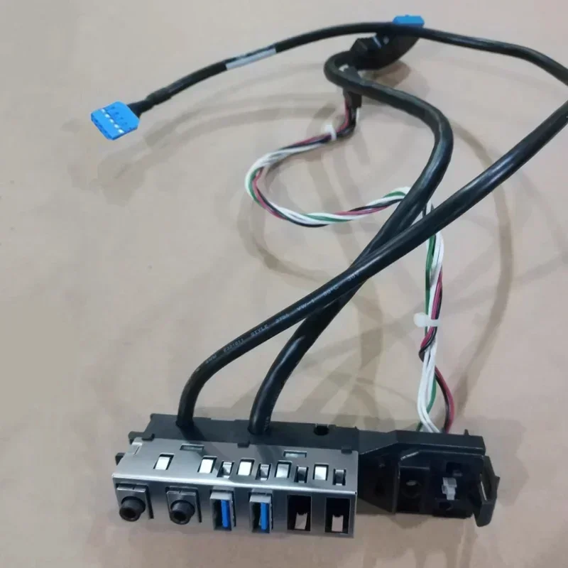 Toma USB 3.0 para computadora y interruptor de botón de encendido/apagado con cable de repuesto para chasis HP 480 G2 490 400 MT