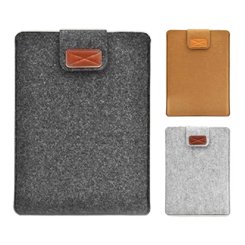 Notebook Tablet Case Protective Bag Felt Laptop Bag Felt Computer Bag Protective Felt Sleeve Stylish Laptop Sleeves for Everyday