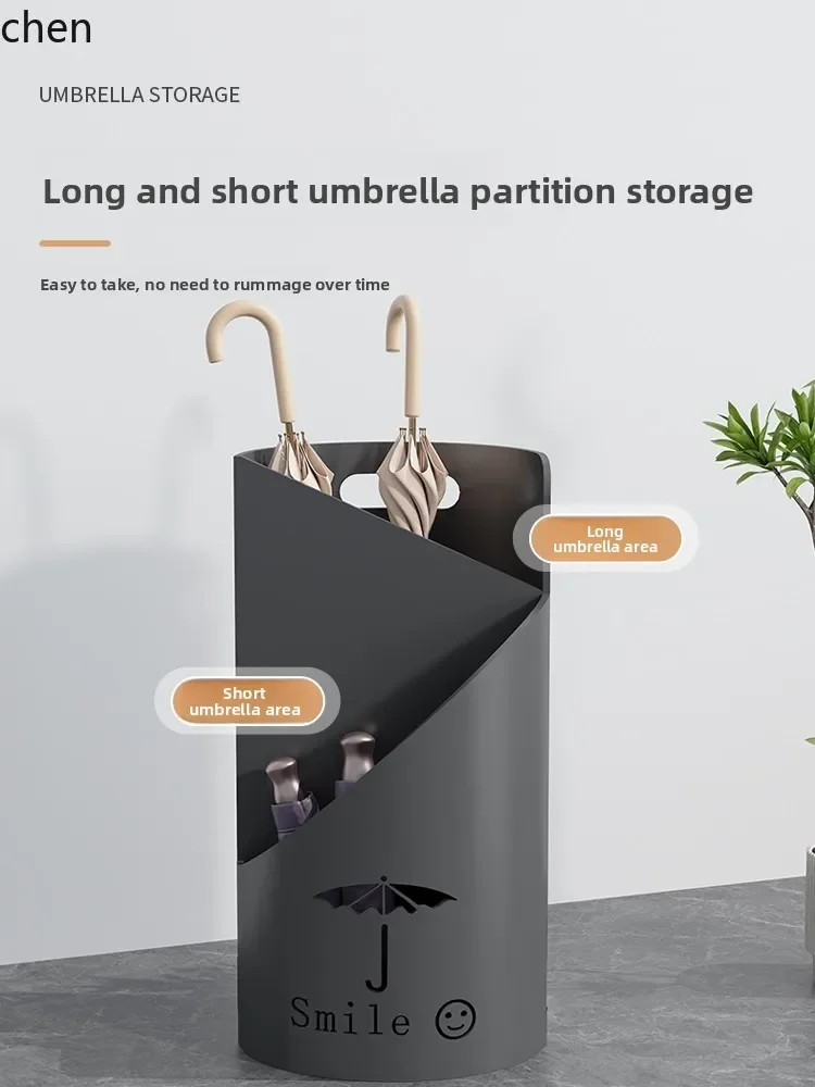 L20- Umbrella Storage Rack Home Entrance Tube Holder Storage Bucket Umbrella Bucket Organizer