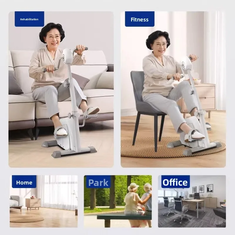 ‌Stroke Rehabilitation Pedal Exerciser for Hemiplegia Recovery Upper &Lower Limb Trainer Seniors Home Fitness Exercise Equipment