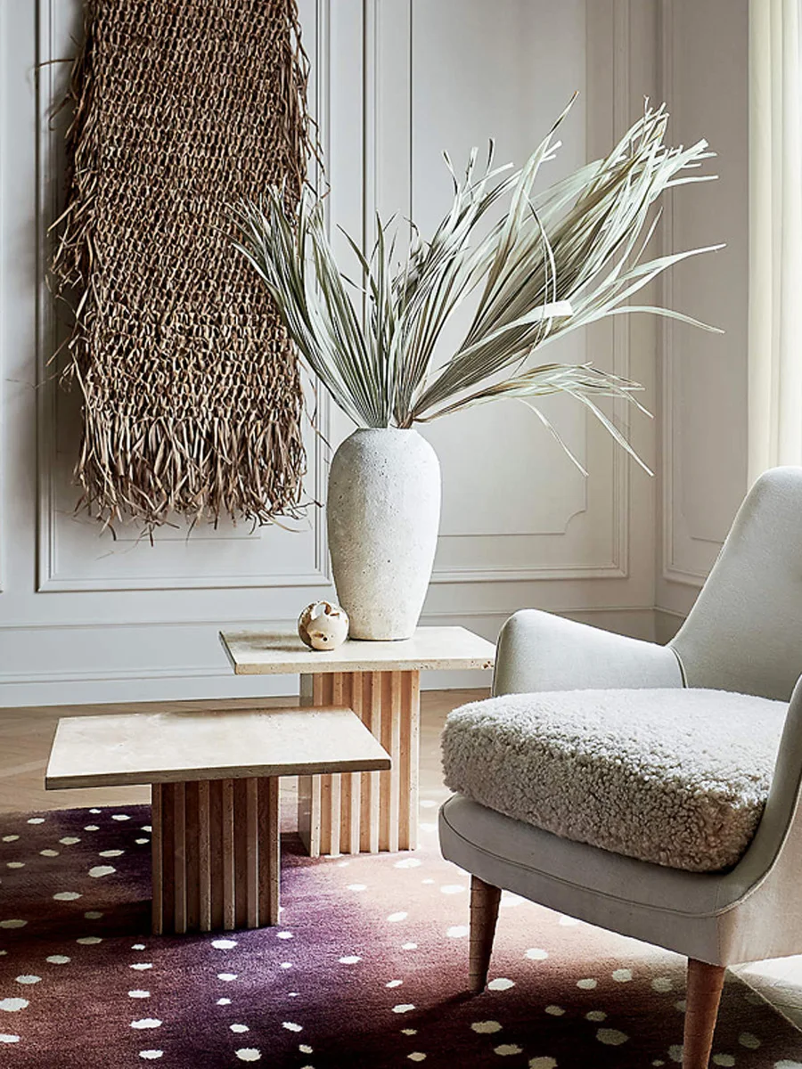 

A Hot Sale Living Room Furniture Modern Travertine Marble Table Coffee