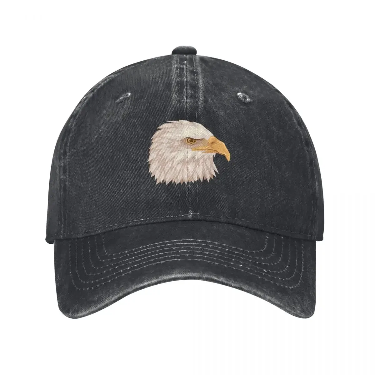 Low Poly Bald Eagle Head Baseball Cap |-F-| Bobble Hat Women's 2025 Men's