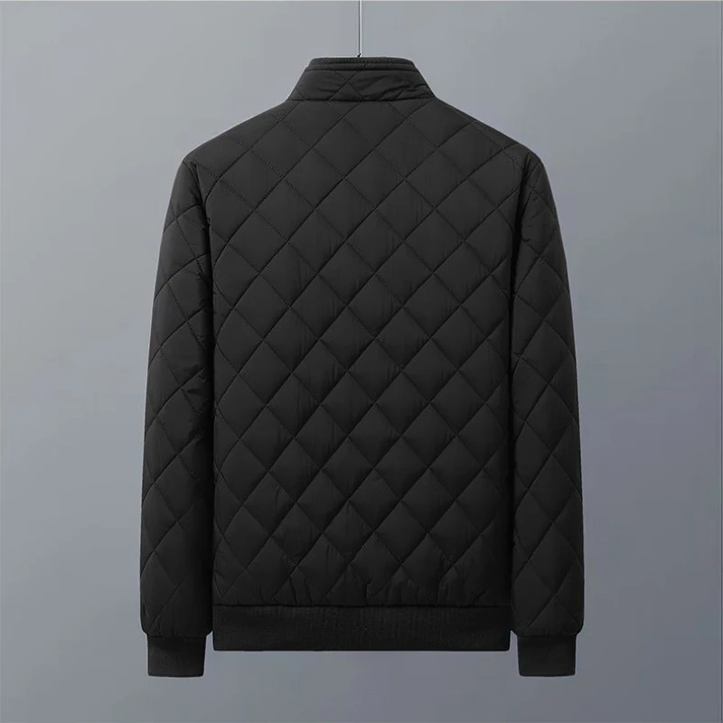 ​ Сверхмощное мужское стеганое хлопковое пальто, зимняя куртка свободного кроя с внутренним флисом для холодной погоды ​