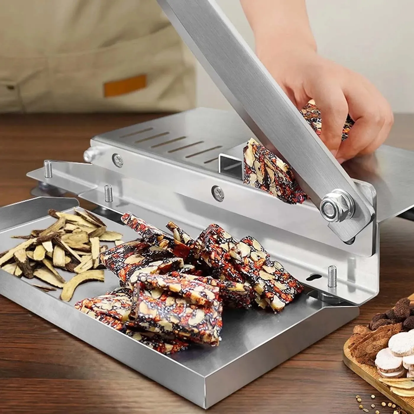 Stainless steel  meat cutter  manual meat cutter  cutter 12kg 1 year warranty