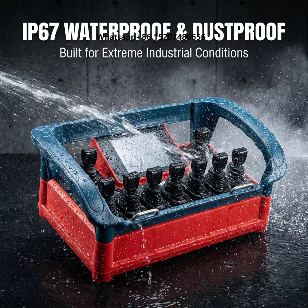 Control Remoto Inalámbrico Universal de 12V 24V de Plástico NM-035 con Protección IP65/IP66 y Alcance de 500m para Todas las Válvulas Hidráulicas Proporcionales
