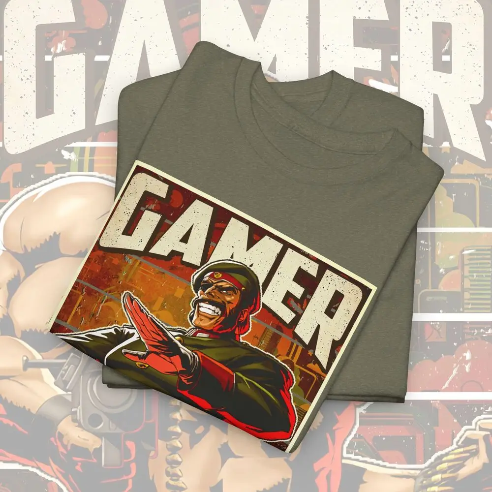 Metal Slug Gamer Unisex Tee, Retro Gamer Life T-Shirt Collection, Arcade Gaming