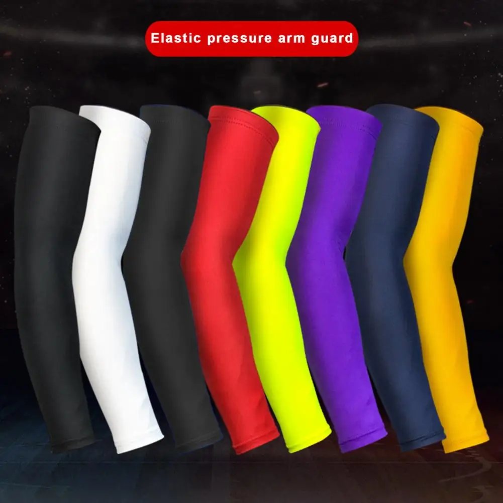

1pc Cooling Arm Sleeve Muscle Compression Arm Guard Athletes Wrist Guard Sports UV Arm Sleeve Basketball ArmGuard Arm-Cover
