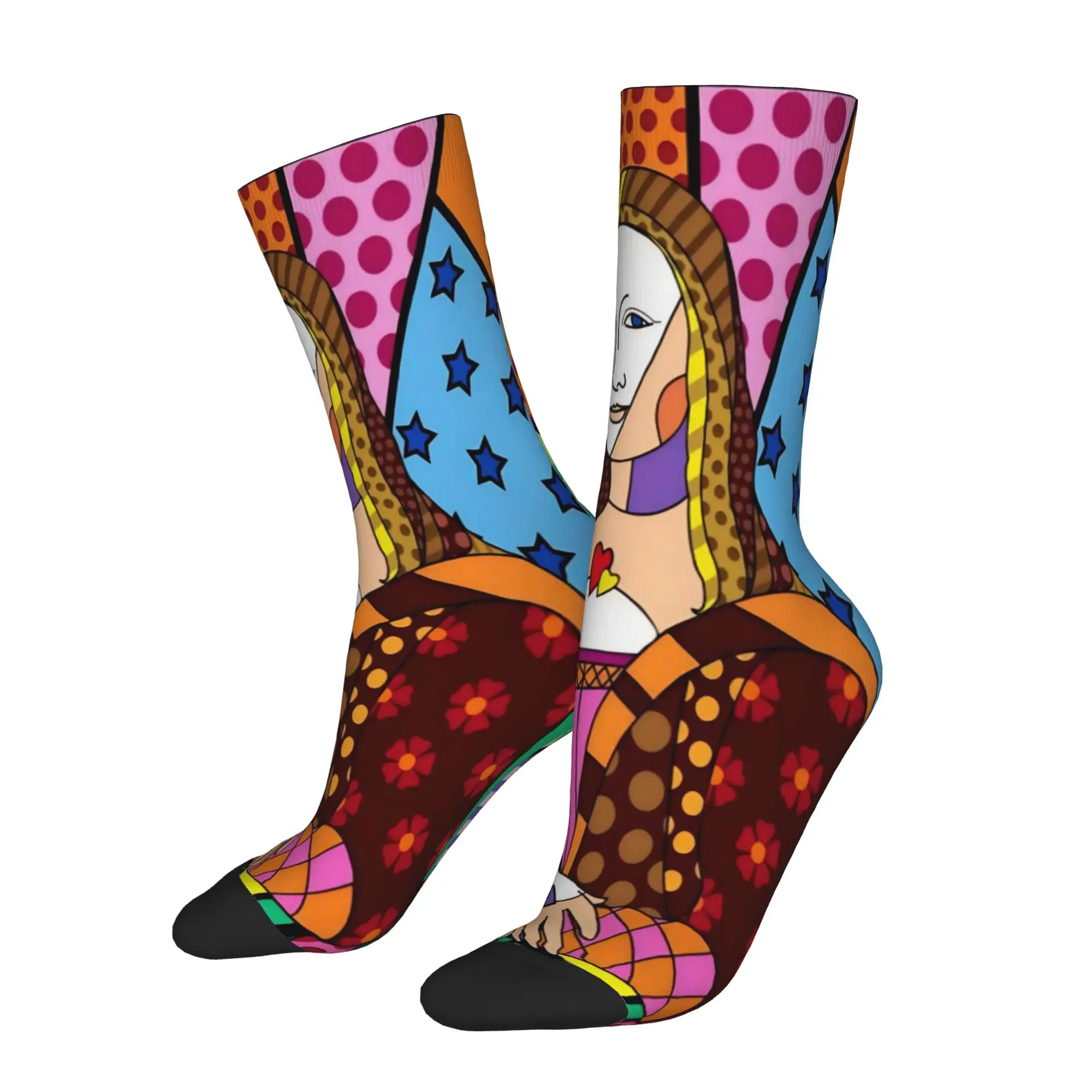 Abstract Art Face Socks Merch For Men Women  Cozy Socks Cute Best Gift Idea