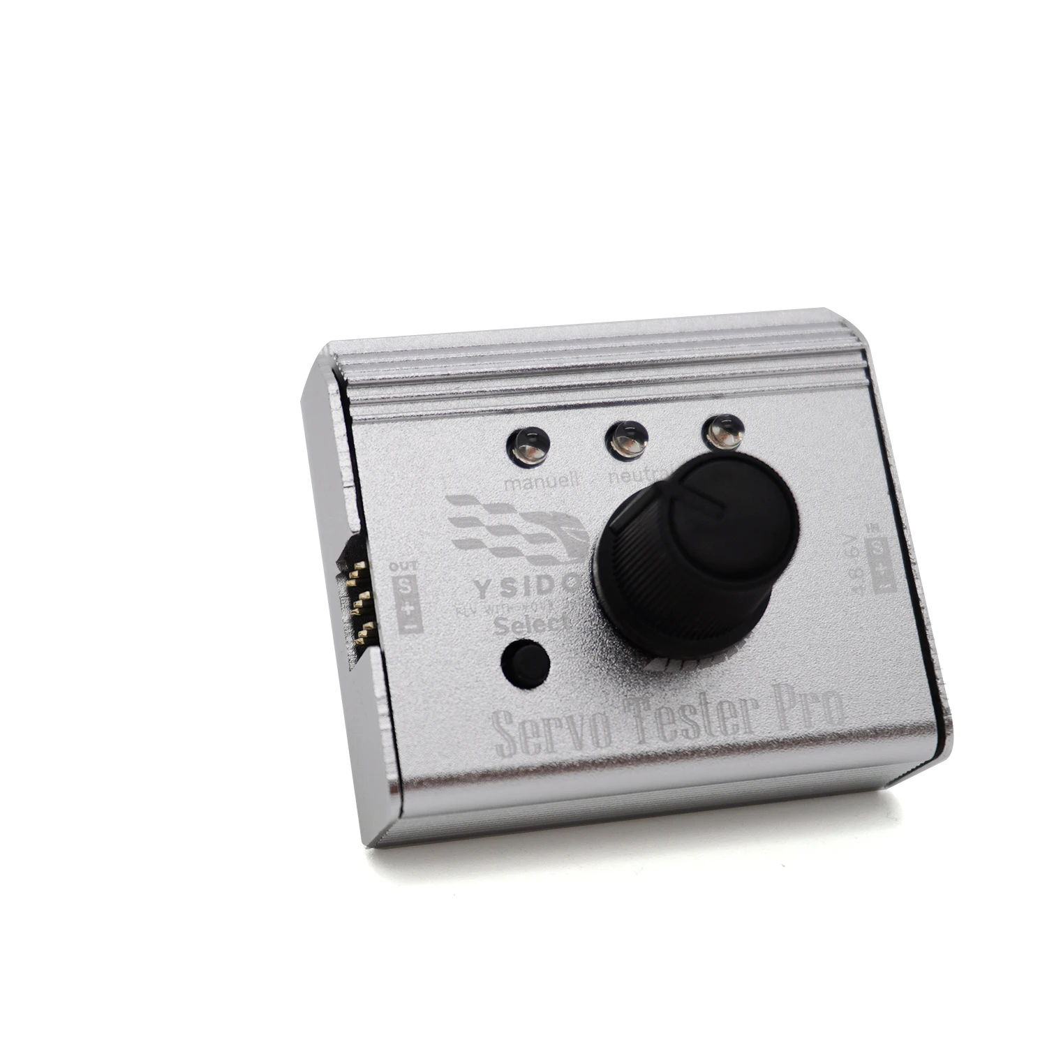 Ysido rc servo ou esc testador de metal esc verificador mestre 4.8-6.0v para avião rc carro barco drone servo testador universal peças de modelo rc