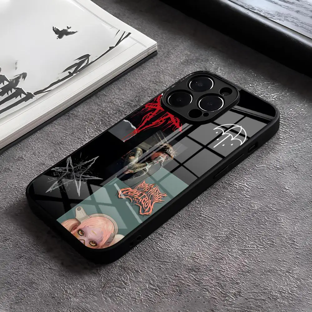 Traga-me o horizonte bmth capa de telefone para iphone 17 16 pro 15 pro max 14 13 12 11 x xr xs max plus se capa de vidro
