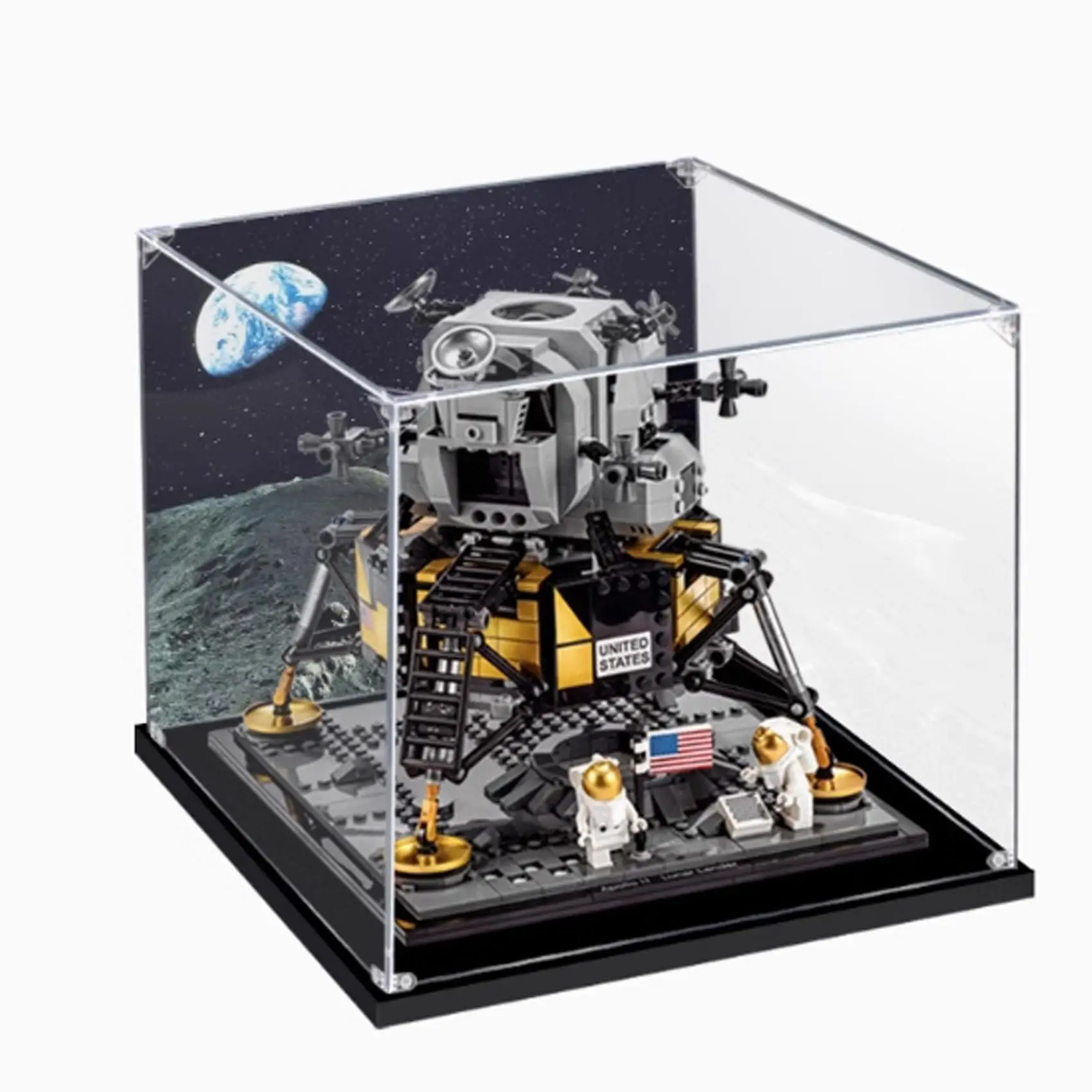 

Acrylic Display Case for Lego 10266 Lunar Module Model, Transparent Box, Display Box Compatible with Lego 10266(Box only)