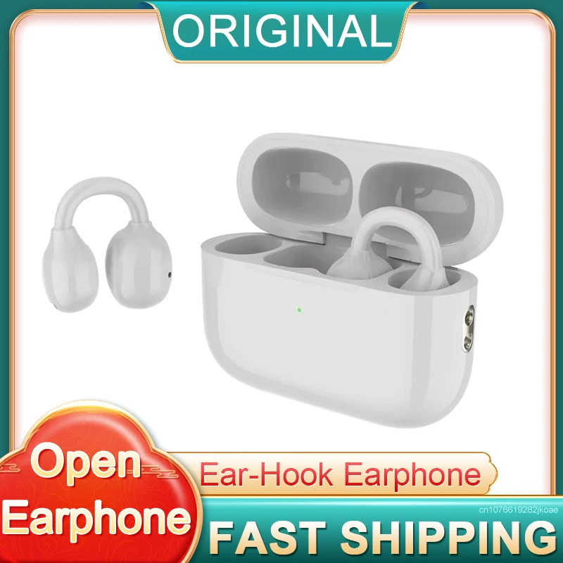 New M11 Open Earphone Wireless Bluetooth Headphones Call Noise Reduction Headset HiFi Stereo Music Ear Clip Earbuds Long Standby
