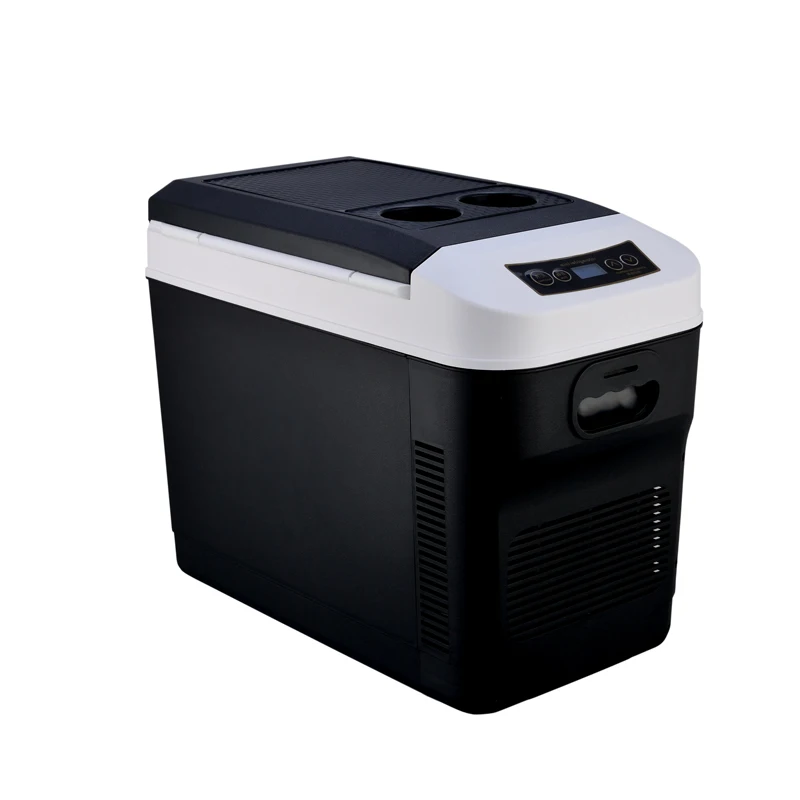 

Horizontal Fridge 28 Liter Portable AC/DC Powered Thermoelectric System Cooler and Warmer for Cars, Homes, Offices, and Dorms