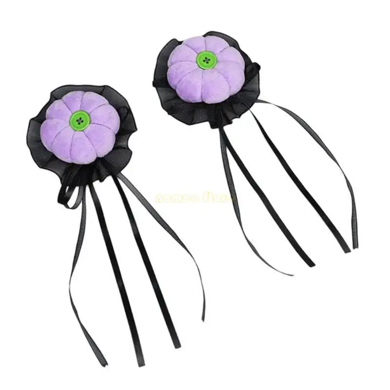 31BF Halloween Pumpkin Hair Clip Hair Decors Female Girl Side Pin Hair Accessories