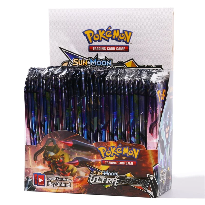 324Pcs English version Pokémon TCG: Sun moon Ultra Prism Booster Box Pokemon Cards 36 Pack Box