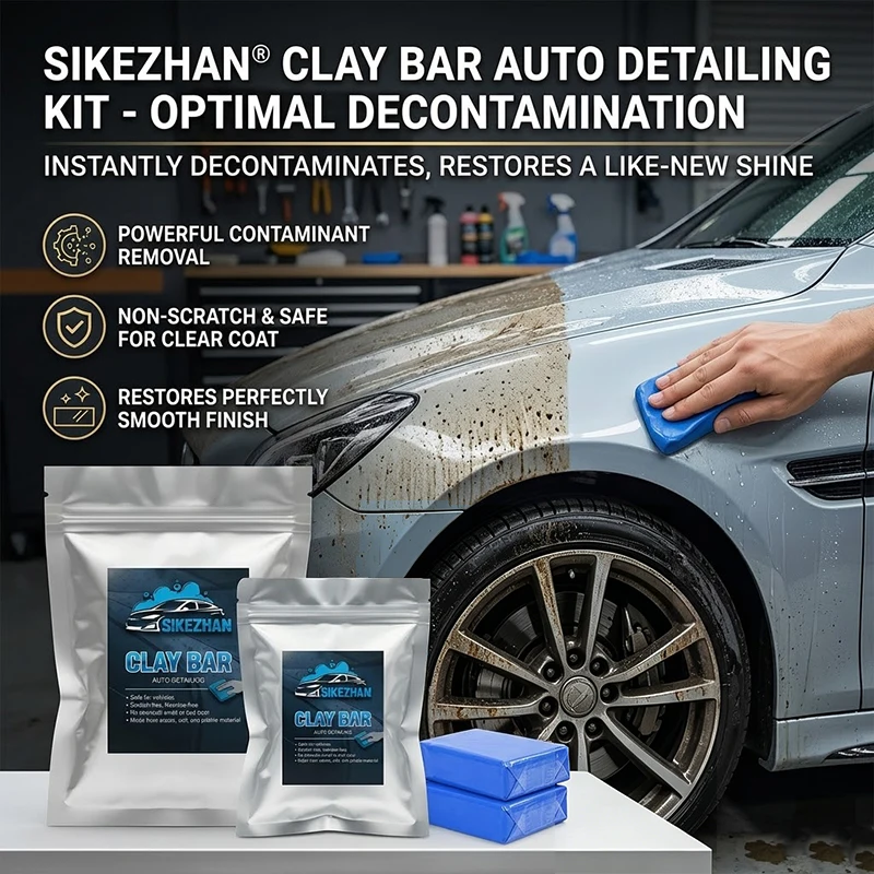High Quality Car Clay Bar for Professional Detailing Remove Industrial Fallout Rail Dust Paint Contaminants SIKEZHAN Clay Bar