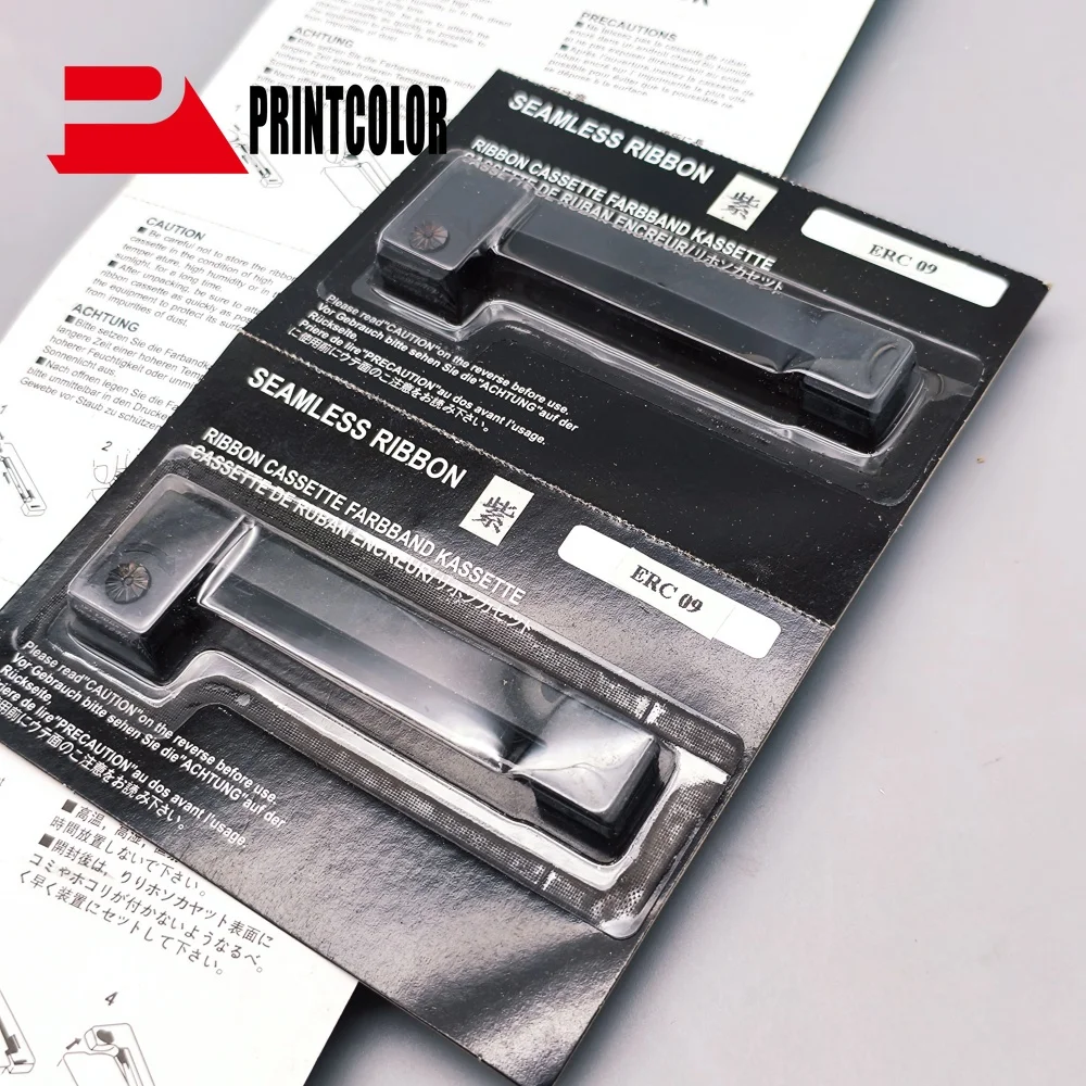 

ERC09 ERC-09 ERC09B Черно-фиолетовая бесшовная лента для использования в подходит для Epson M160 M180 M190 M191G M163 M164 M181 M182