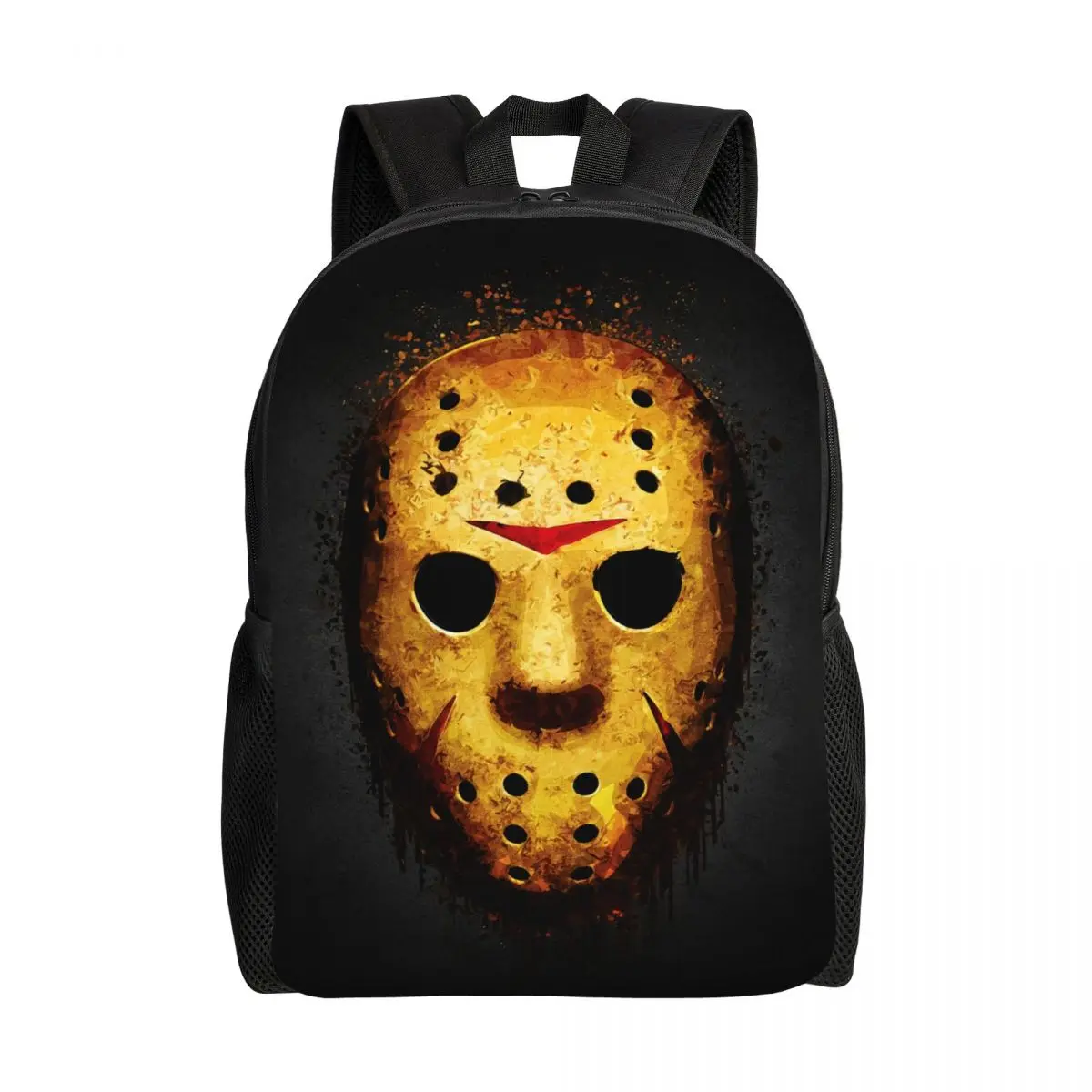 Customized Horror Movie Character Murderers Backpacks Men Women Basic Bookbag for College School Halloween Film Bags