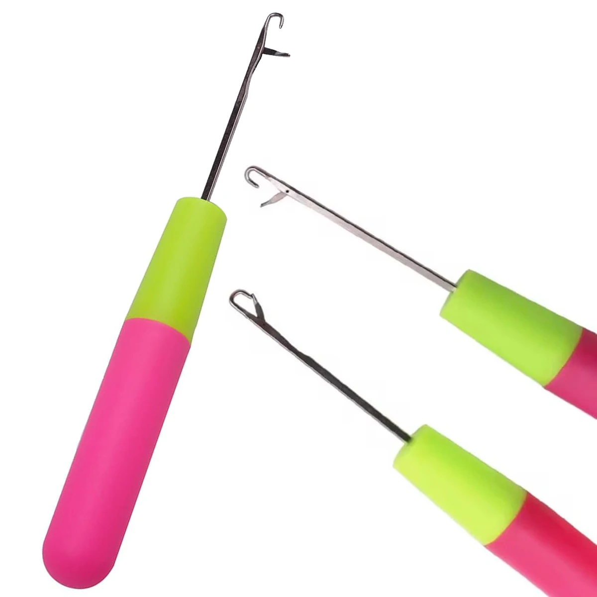 

5Pcs 0.38cm/0.57cm Professional Crochet Hook For Making Jumbo Micro Braids And Wigs Easy To Use Dreadlock Crochet Hook Needle