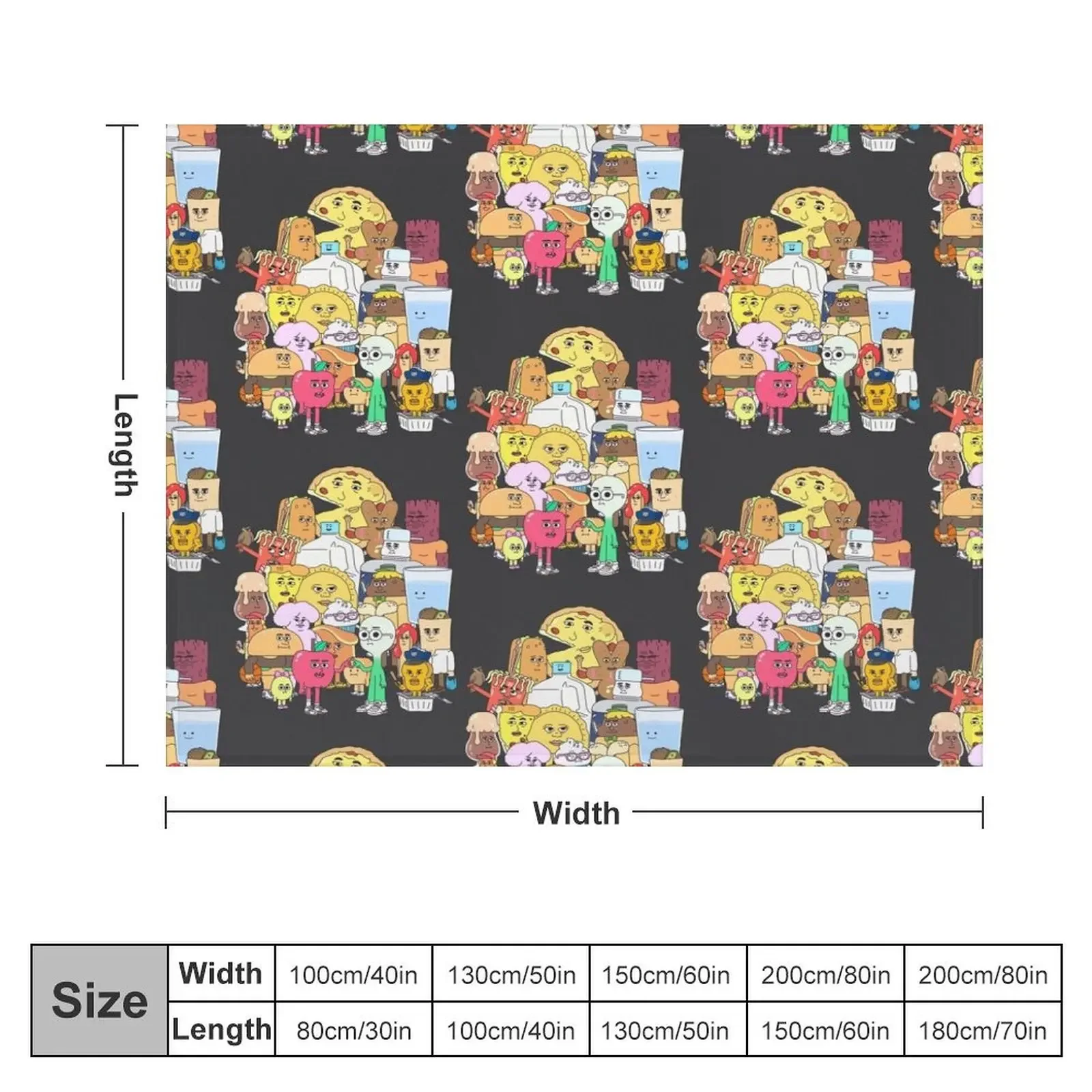 The Apple and Onion Gang Throw Blanket For Decorative Sofa Nap Soft Plush Plaid Decoratives Blankets