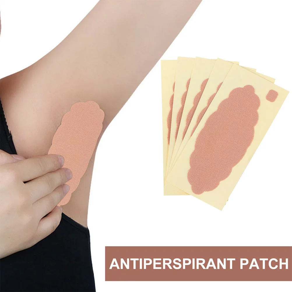 Almohadillas autoadhesivas para el sudor de las axilas, pegatinas desodorantes absorbentes y transpirables para protección del sudor de las axilas, algodón para uso en verano
