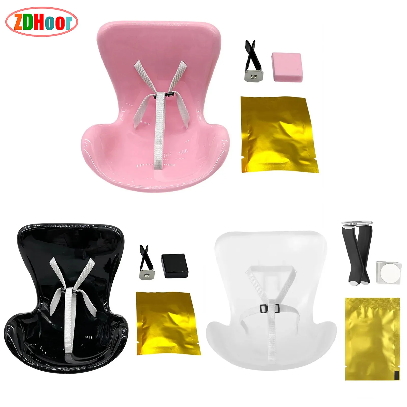 

Plastic Elastic Strap Doll Toy Accessories Chair Dryer Clip Perfume Tablets Set Car Decoration for Daily Use