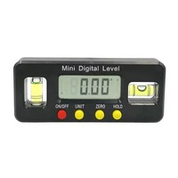 100mm 360 Degree mini Digital Protractor Angle Finder Inclinometer Electronic Level with Magnetic Bottom Angle Measuring Tool