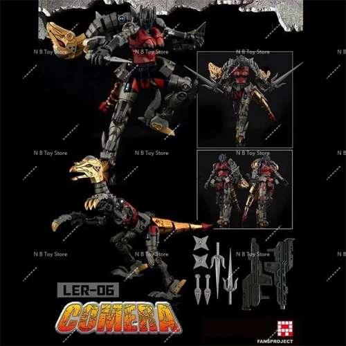 Fan Project FPJ, LER-06, LER-05, LER05, Echara, Diagrama del Plan de Renovación de Dinobots Con Caja