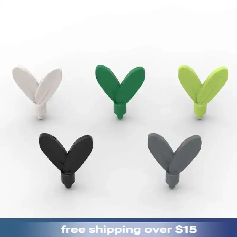 

100 PCS 30126 Parts Headwear Accessory Plume / Feathers with Pin Building Blocks Set Compatible Assembles Particles