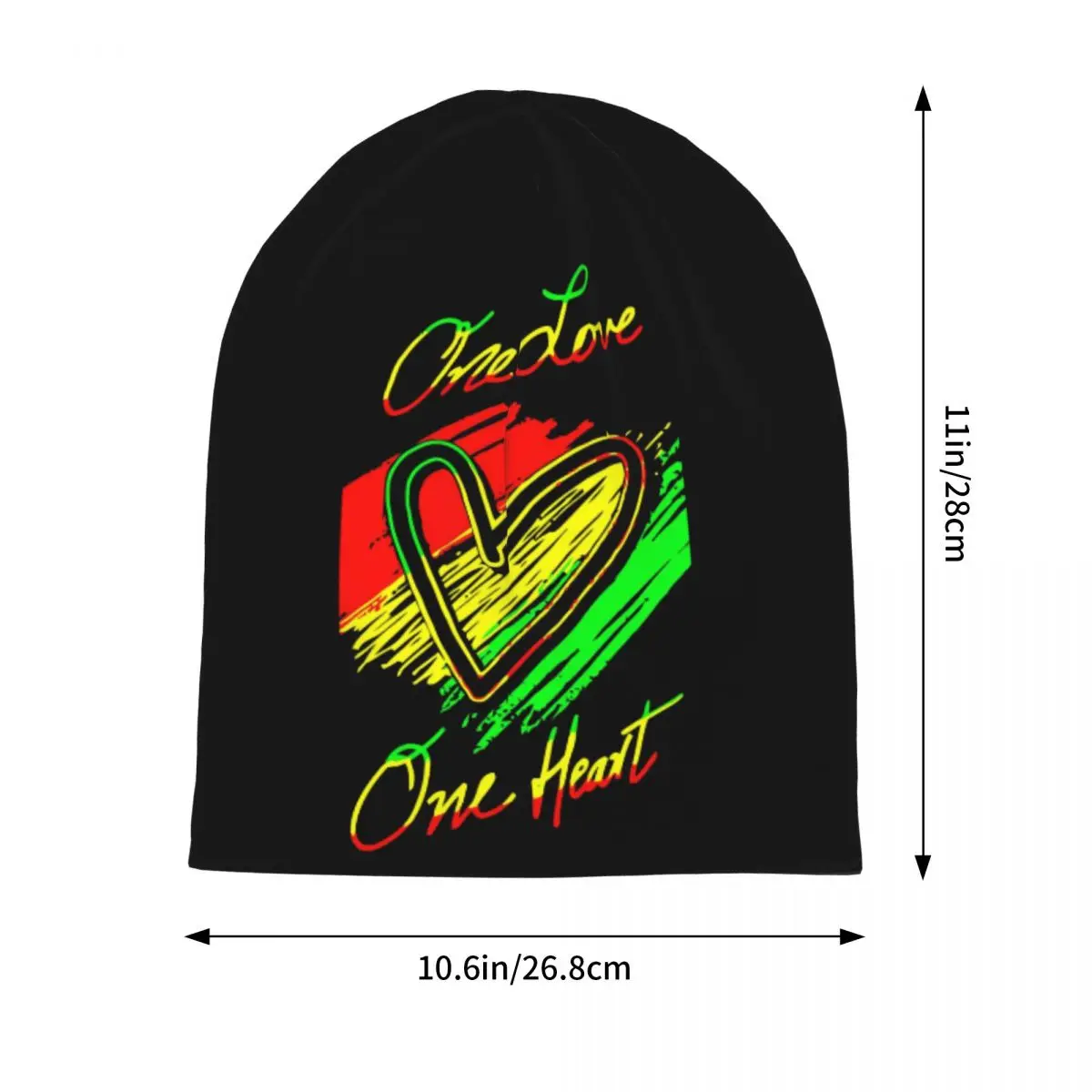 Jamaican Reggae Rasta Lion Jamaica Flag Unisex Beanies Caps Knitted Bonnet Hat Warm Hip Hop Autumn Winter Outdoor Skullies Hats view 2