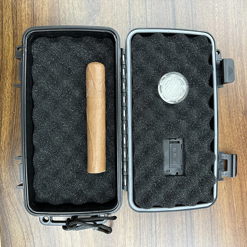 Hold 4-5 Cigar Case Cuba Travel Humidor Portable Humidor Moisture Waterproof Box Cigar Accessories