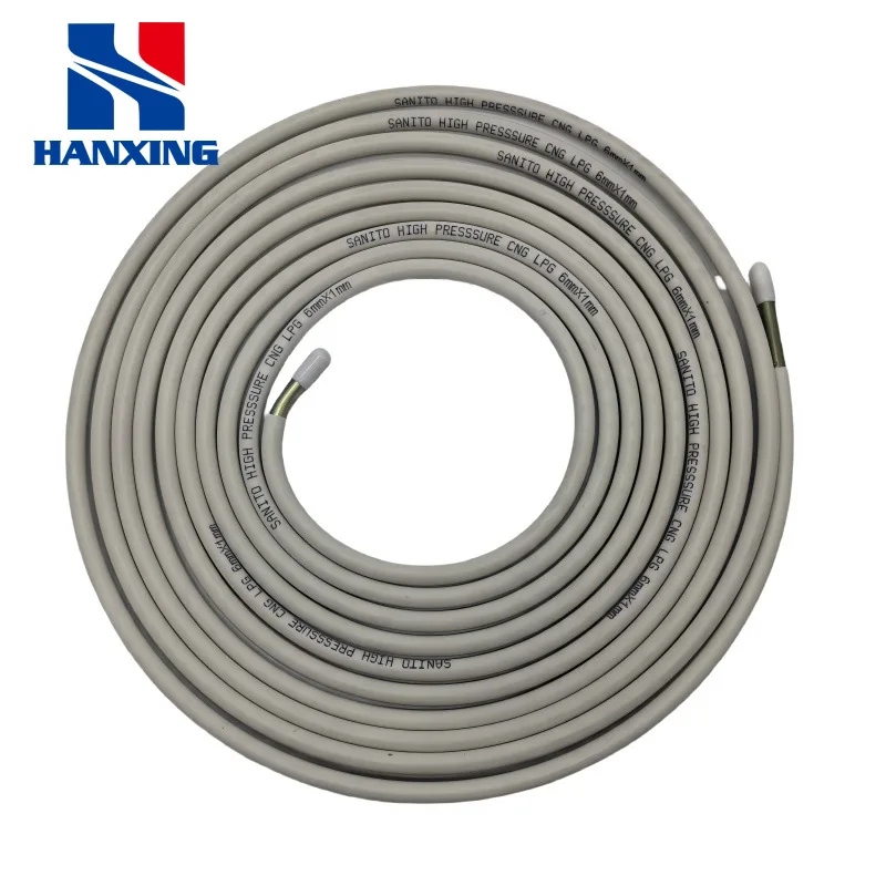 LPG/CNG Systems Fittings High-Pressure Pipe for Natural Vehicles (NGV) Components Auto Gas Equipment