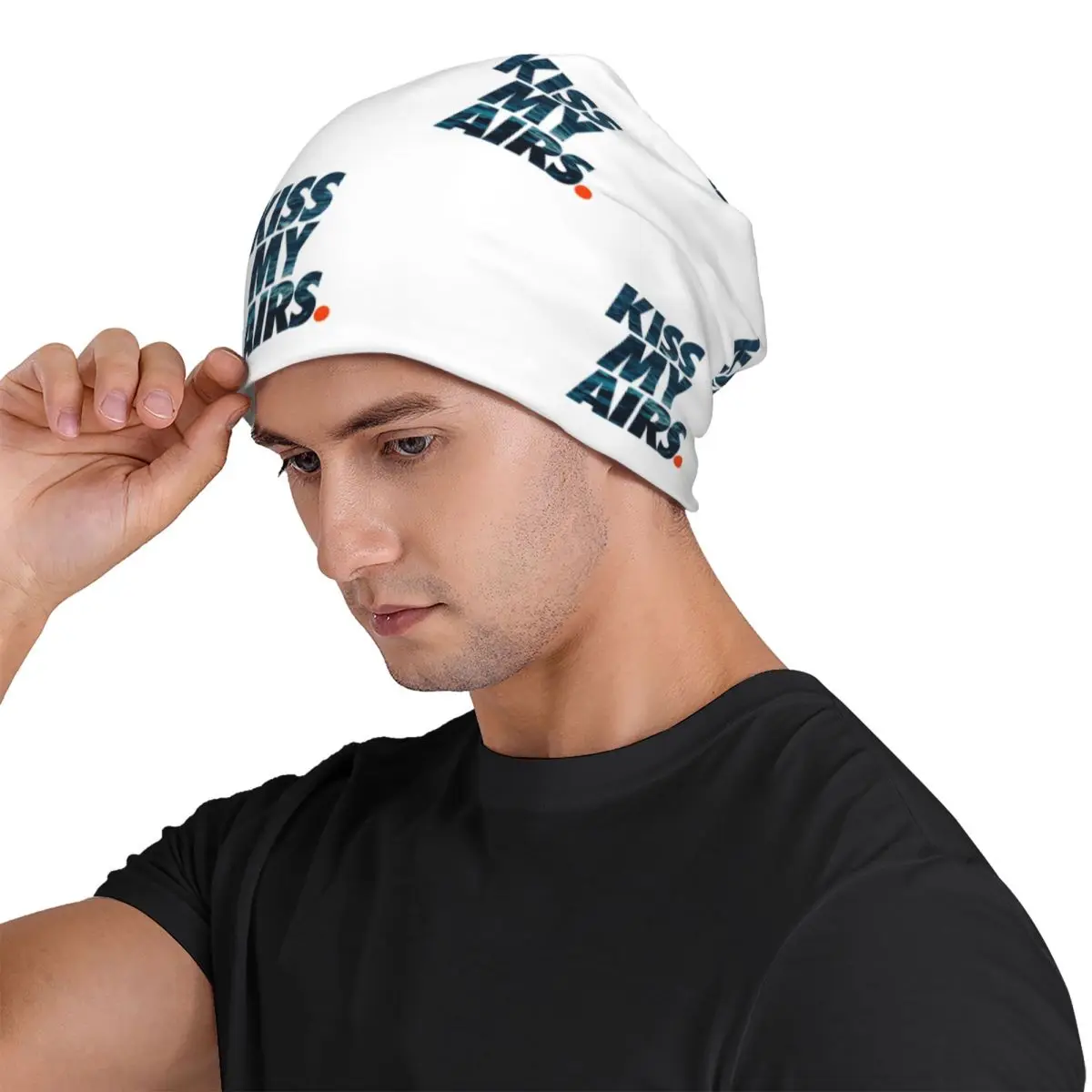 KISS MY AIRS Unisex Adult Beanies Caps Knitted Bonnet Hat Warm Hip Hop Autumn Winter Outdoor Skullies Hats