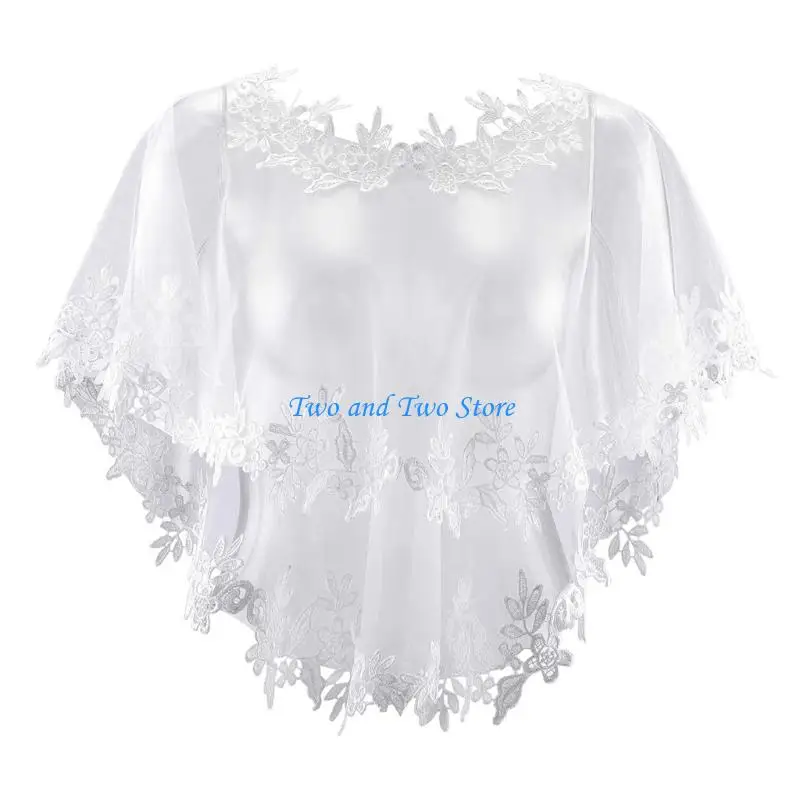 HX6F Thin Trim Wedding Wrap Wrap Oversized Wedding Curtain Ventilated Fabric Shoulder Cover For Outdoor Ceremonies