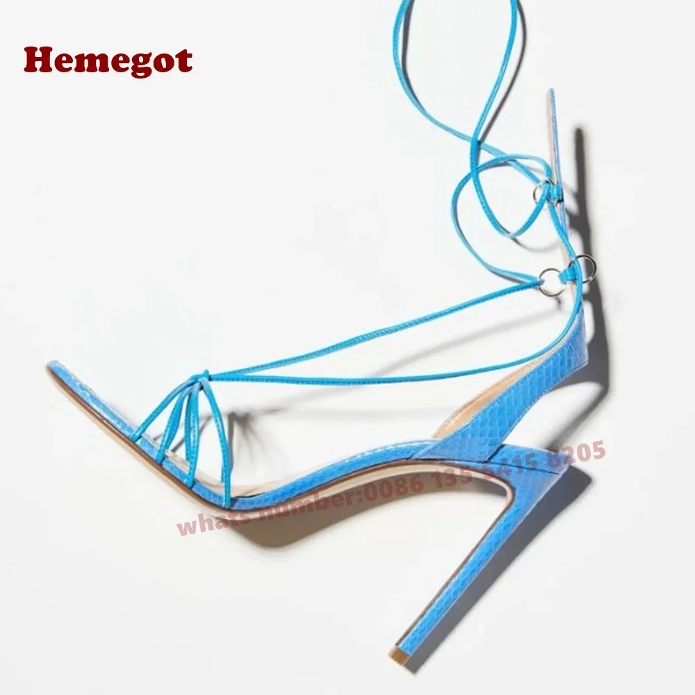 Black Patent Lace Up Sandals 2026 New Open Toe Stiletto Heels Women's Sandals Cut Out Cross Strappy Casual Shoes Summer Sexy
