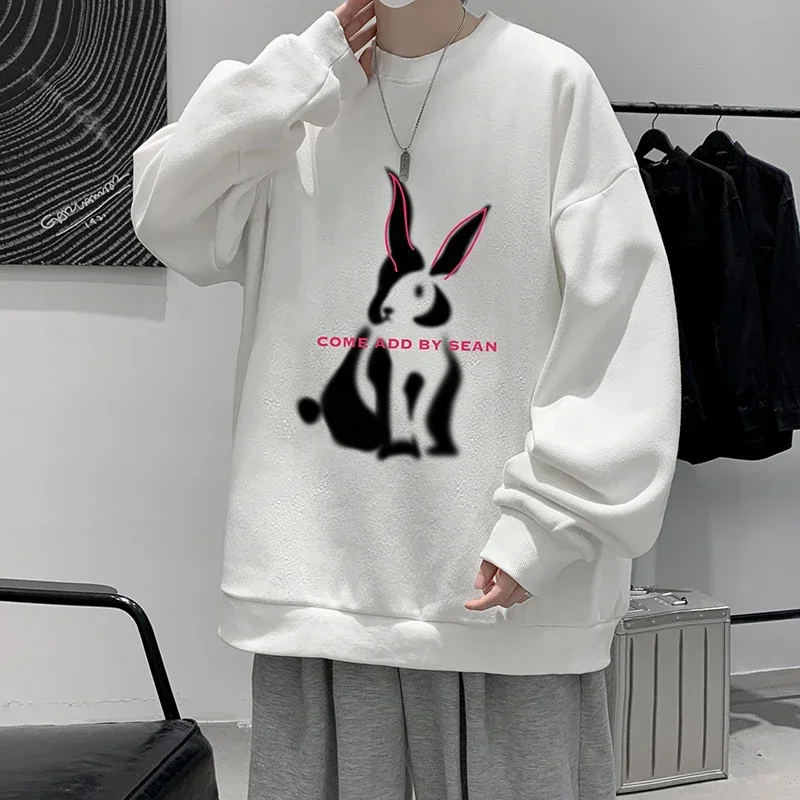 Men's Oversized Hoodie Off White Autumn Fashion Print Hoodies Oversize for Men 5XL Unisex Casual Wear Hoody Male Sweatshirt