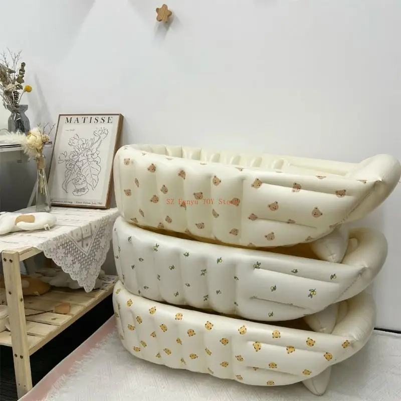 

96GC 35-дюймовая надувная ванна из ПВХ для новорожденных, унисекс, с принтом, детская ванна, душ, бассейн, игровой бассейн,