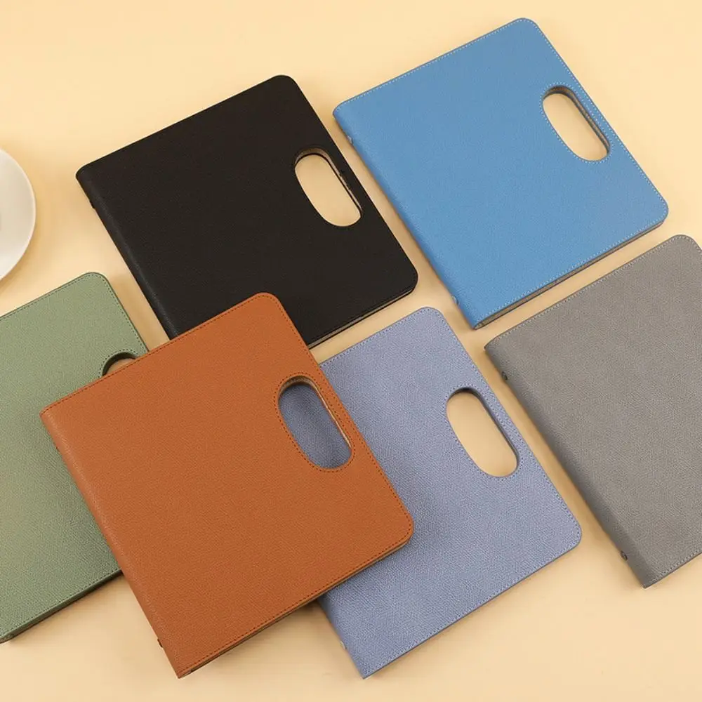 

100 Sheets PU Leather A5 Notebook Retro Diary Meeting Minutes Book Stationery School Supplies Loose Leaf Notebook Birthday Gifts