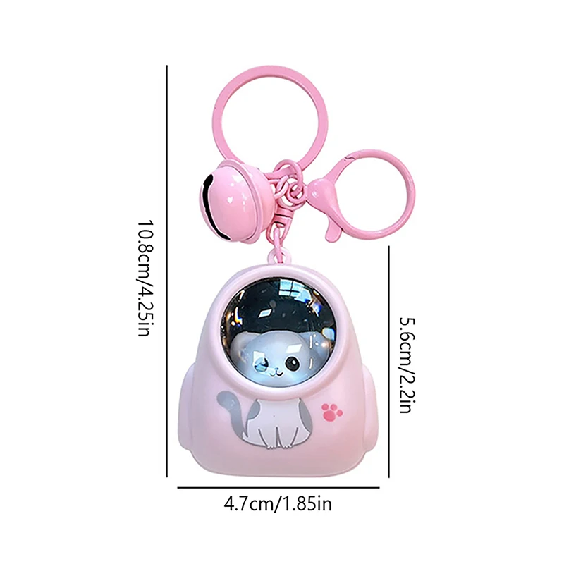 Urso bonito Keychain para sacos, luz pequena da noite, lanterna pendente, pendurar Web, atmosfera de celebridade, tocha, kawaii, 1pc