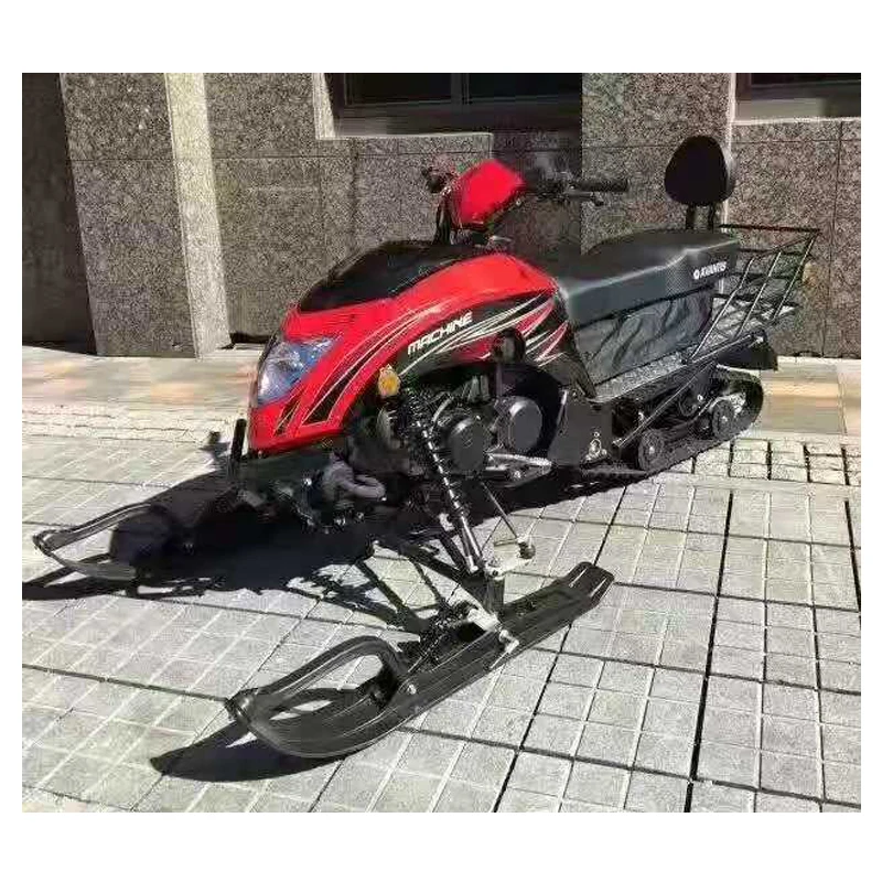 Bici da spiaggia per tutti i terreni Snow Ice Moto 175cc Motoslitta Bici da sci su ghiaccio per slitta per adulti