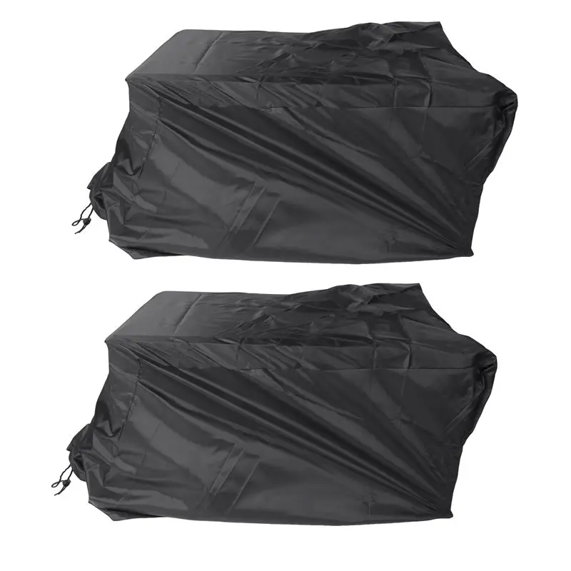 veho-パティオチェアカバー、2パック防水屋外ラウンジディープシート家具カバー、シングルガーデンソファチェアカバー27x31x40インチ