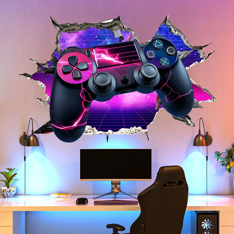 Larger Gaming Poster Broken Wa - Gaming Console Zone recension och pris