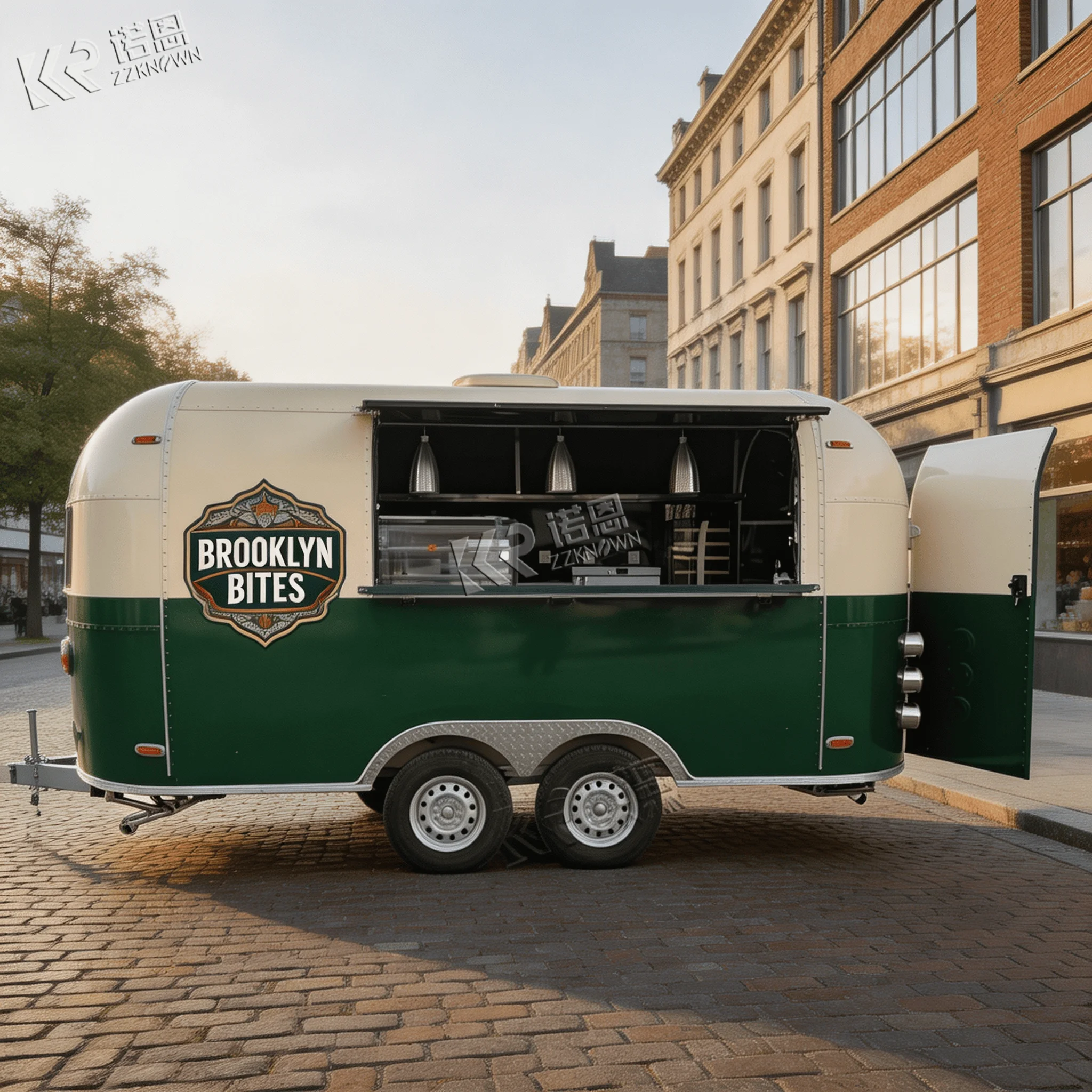 Customizable Luxury Pizza Food Truck Outdoor Mobile Food Trailer Fast Food Truck Trailer for Night Market Snacks