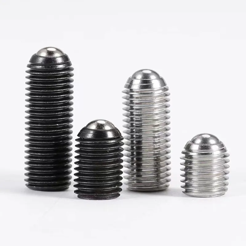 

2/10X M3 M4 M5 M6 M8 M10 M12 Black Grade 12.9 304 stainless steel Hex Socket Allen Spring Ball Plunger Grub Point Set Screw Bolt