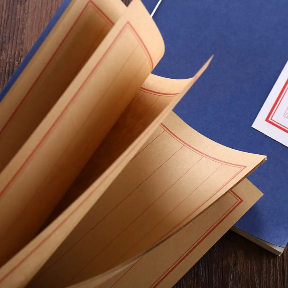 

Xuan Paper Ancient Notebook Kraft Paper Soft Cover Diary Chinese Style Handbook Drawing Graffiti Handwriting