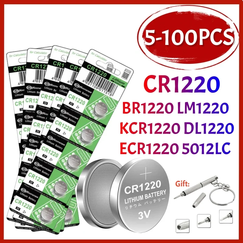 5-100Pcs CR1220 But…